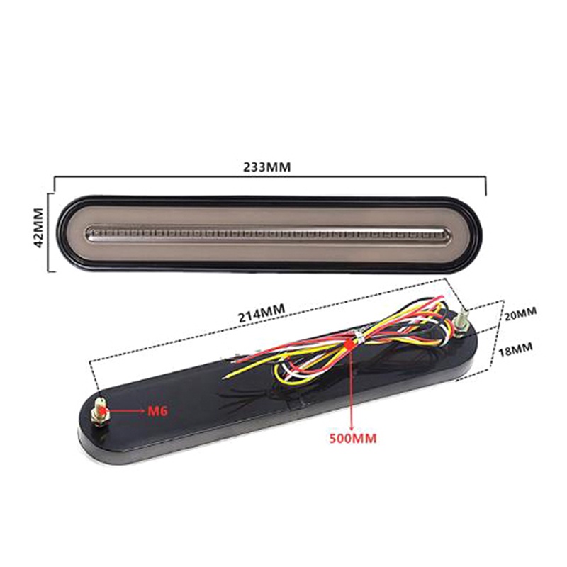 Đèn LED Phanh 3 Trong 1 Chất Lượng Cao Cho Xe Tải 12v-24v