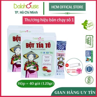 COMBO 02 HỘP BỘT TÍA TÔ SẤY LẠNH NGUYÊN CHẤT, DATE MỚI NHẤT, HỘP 20 GÓI