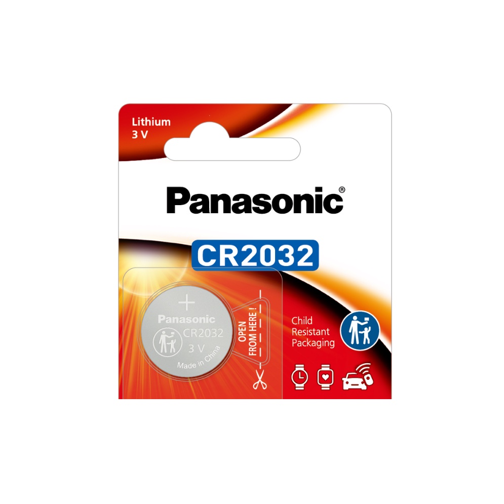 Vỉ 5 viên Pin nút Panasonic 3V CR-2032/5BEW - Hàng chính hãng