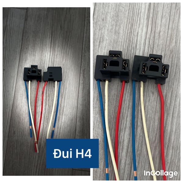 Đui h4, dắt đèn chân h4. chắc chắn bền đẹp. lắp oto