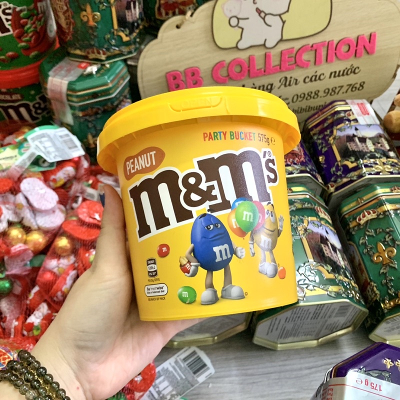 Kẹo Socola M&M (sữa & nhân đậu phộng nguyên hạt & nhân bơ đậu phộng) - 1.757 kg