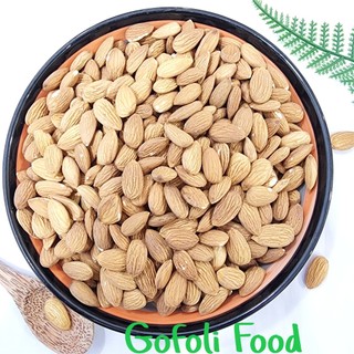 Hạt hạnh nhân sống Gofoli 500g/ Hạnh nhân tươi, nhập Mỹ, loại chất lượng hạt to, mẩy, thơm ngon