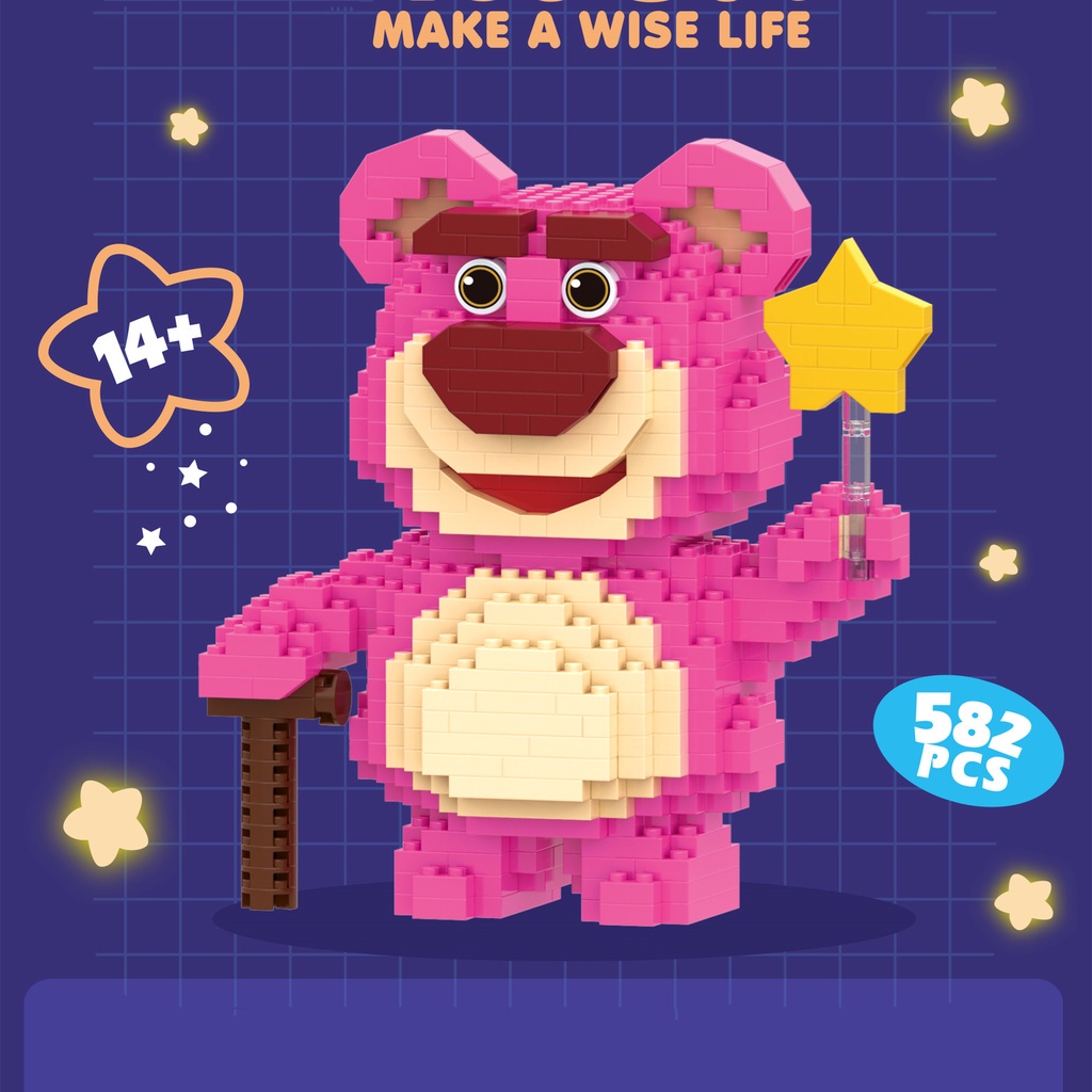 MÔ HÌNH LẮP RÁP HOẠT HÌNH ĐÁNG YÊU CHO BÉ - ĐỒ CHƠI XÉP HÌNH CHO BÉ