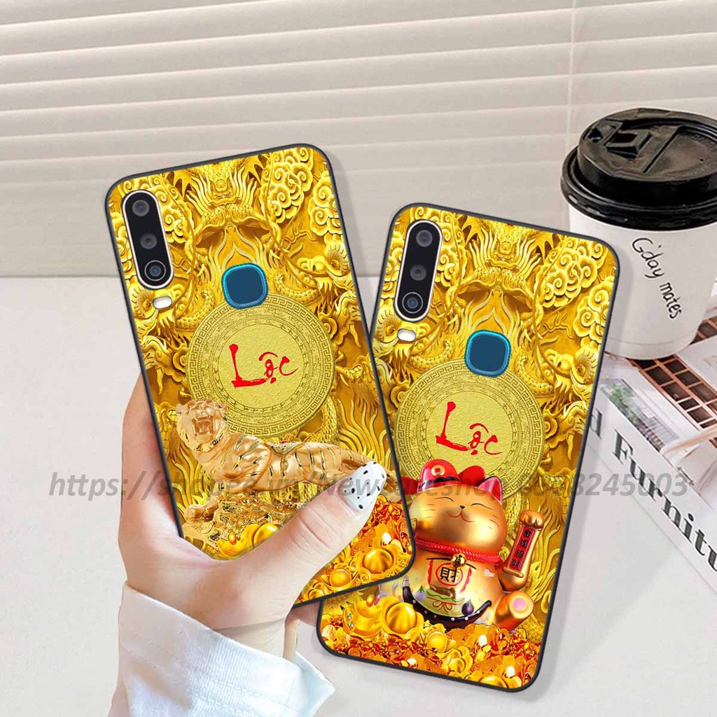 Ốp Vivo U10 / Y11 / Y12 / Y15 / Y17/ Y19/ U3 in hình 12 Con Giáp Tài Lộc 3D