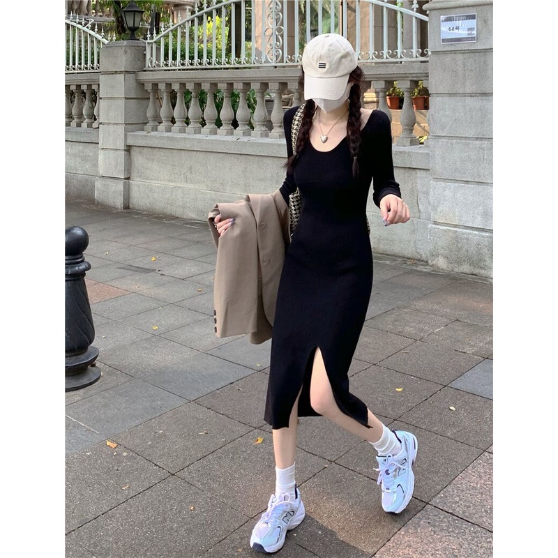 Đầm Hai Dây Màu Sắc Đơn Giản Quyến Rũ Cho Nữ