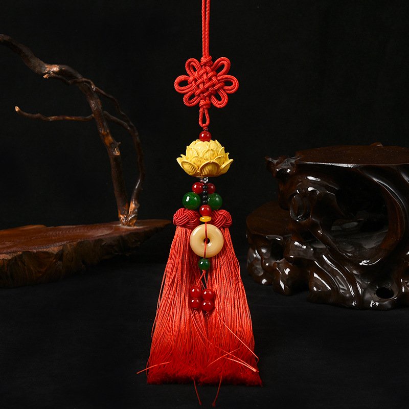 Dây Treo Xe Ô Tô Hình Hoa Sen - Khánh Treo Xe Ô Tô Hình Hoa Sen
