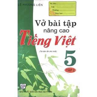 Sách - Vở bài tập nâng cao Tiếng Viêt 5