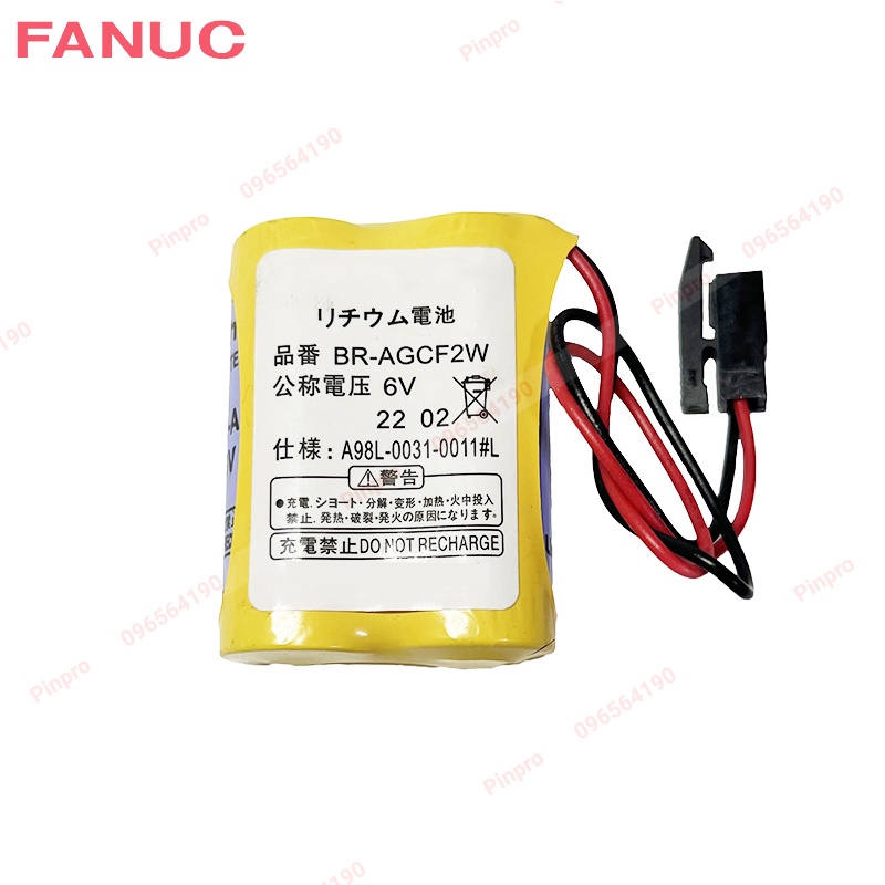 Pin nuôi nguồn FANUC BR-AGCF2W 6V A98L-0031-0011