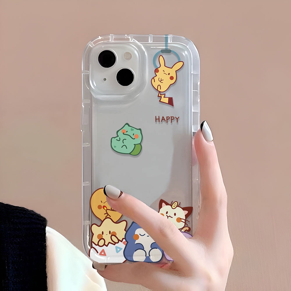 Ốp Điện Thoại Trong Suốt Hình SpongeBob Patrick Star Cho iphone 14promax 11 13 12 7Plus X XS Max