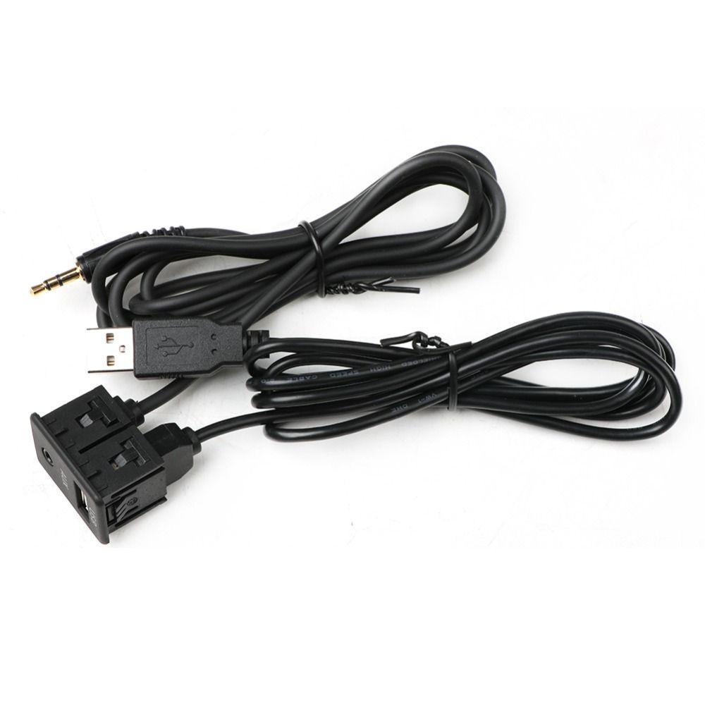 Dây Cáp AUX USB Kép Mở Rộng 2 Cổng USB Đa Năng