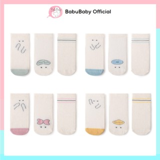 Tất cho bé sơ sinh 0 12 tháng, set 3 đôi vớ sơ sinh lưới mỏng thoáng khí bé trai bé gái
