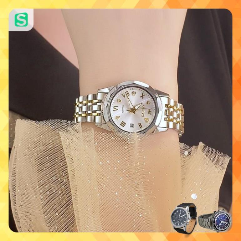[HÀNG AUTH] OLEVS 9931 Đồng hồ nữ chính hãng Dây đeo bằng thép không gỉ Lịch có chức năng phát sáng chống vô nước | BigBuy360 - bigbuy360.vn