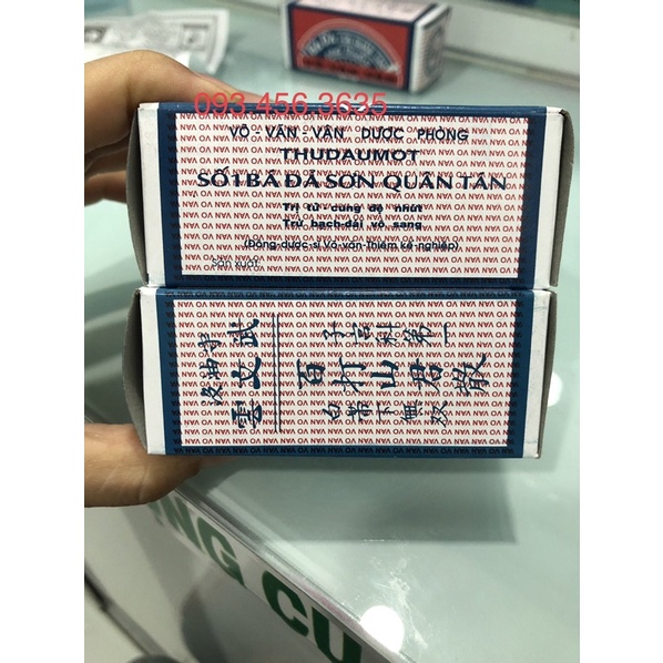 Combo 10 hủ Bá Đã Sơn Quân Tán VVV viên hoàn đen