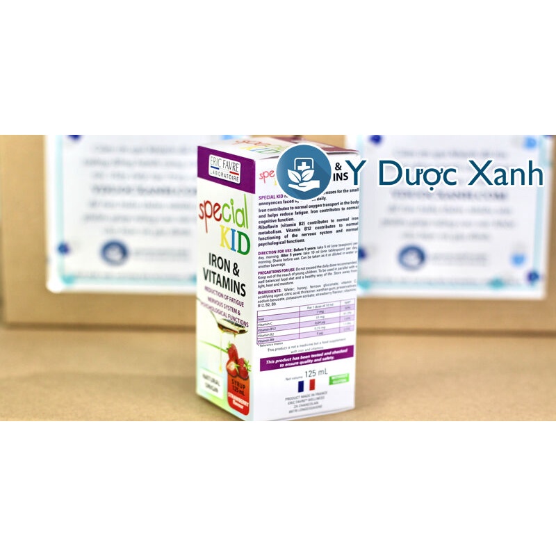 Siro Sắt, Vitamin Tổng Hợp Cho Bé SPECIAL KID FER & VITAMIN - Y Dược Xanh