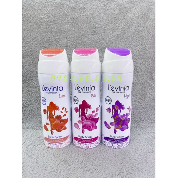 XỊT KHỬ MÙI LENIVIA 200ML