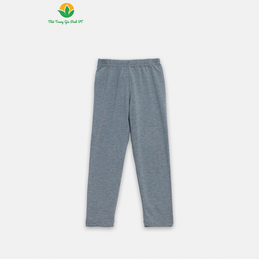 Quần legging bé gái thu đông Việt Thắng, quần cotton thun co giãn - Q68.2202