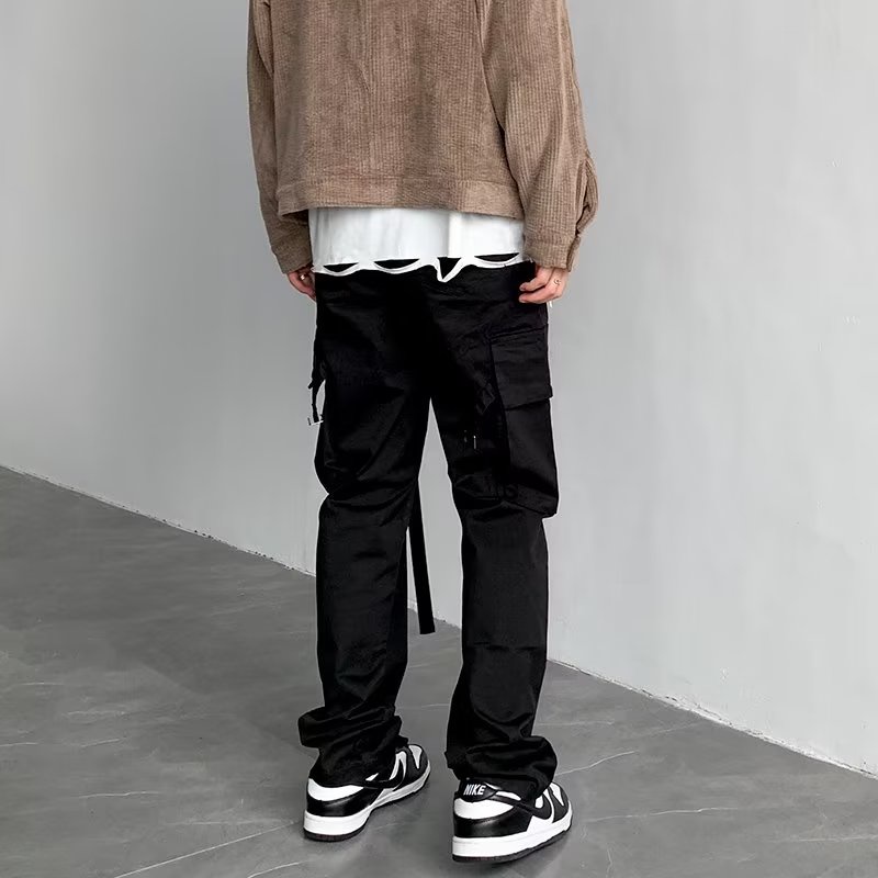 Quần Dài Có Túi Lớn Phong Cách hip hop Đường Phố Nhật Bản Cá Tính Cho Nam