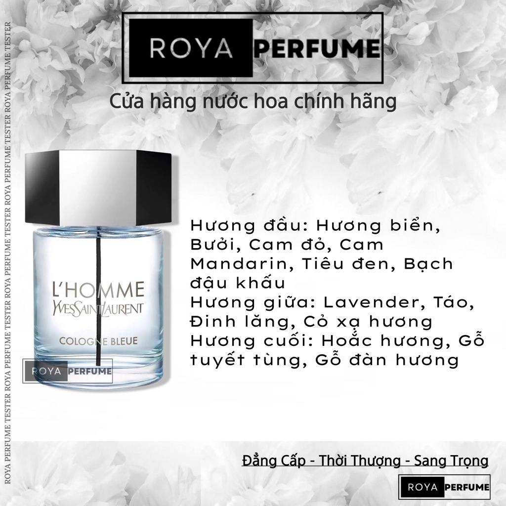 -𝑹𝑶𝑱𝑨- Nước hoa YSL L'homme Bleue -𝑹𝑶𝑱𝑨-