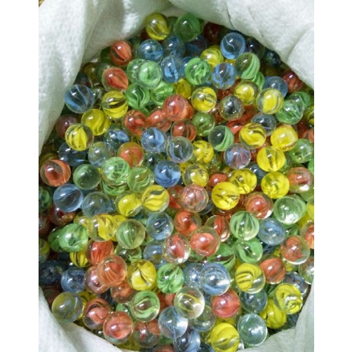 Combo 210 viên bi khía 8 cạnh siêu đẹp, trang trí hồ cá, sân vườn, làm tiểu cảnh hoặc cho bé chơi