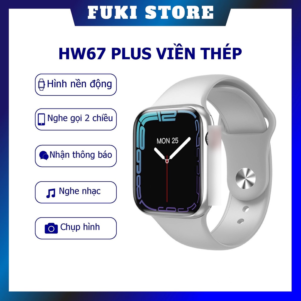 Đồng hồ thông minh sr7/ Size 44mm/ Plus/ Kết nối bluetooth Nghe ...