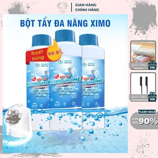 Bột tẩy đa năng Ximo 350g an toàn với công nghệ Oxy Clean tẩy trắng quần áo, đánh tan vết bẩn