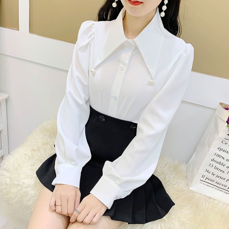 Áo Sơ Mi Trắng Tay Dài Thời Trang Công Sở 2023