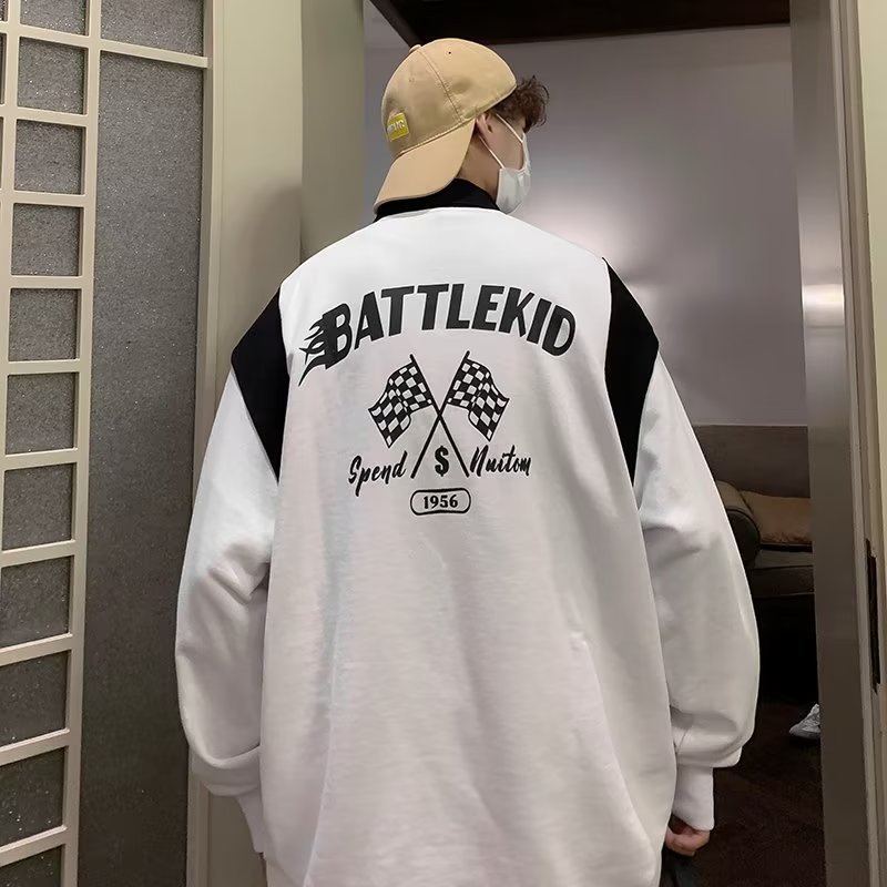 Áo Sweater Polo Nam Nữ Form Rộng Unisex