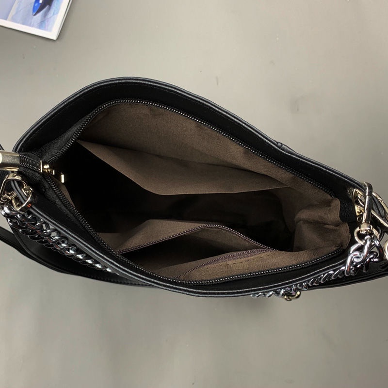 MISCHA Túi Xách Da PU Sức Chứa Lớn Màu Trơn Thời Trang