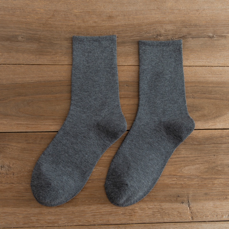 Vớ Thể Thao Cotton Harajuku Màu Sắc Đơn Giản