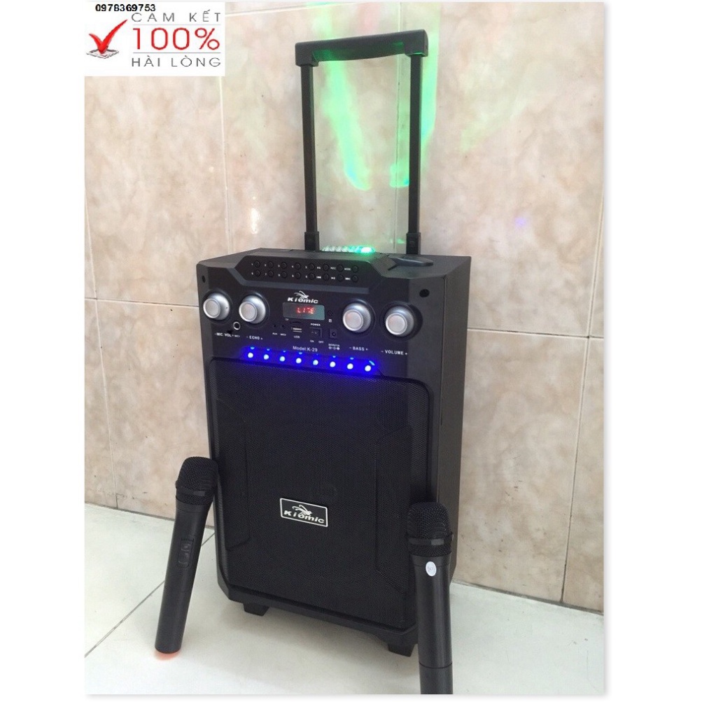Loa Blutooth karaoke vali kéo hát siêu hay pin 5h