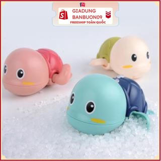 Thú bơi vặn cót, rùa bơi vặn cót, đồ chơi nhà tắm