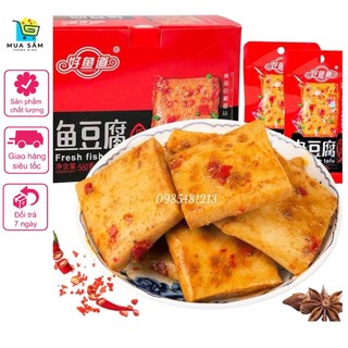 Lẻ 1 gói 25gr đậu hũ chả cá tẩm vị ăn liền ngon ngon