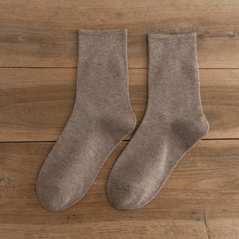 Vớ Thể Thao Cotton Harajuku Màu Sắc Đơn Giản