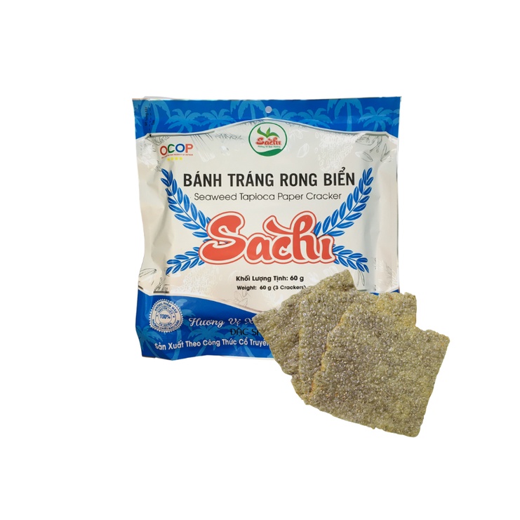 Bánh Tráng Rong Biển Nướng Sẵn SACHI 60Gram