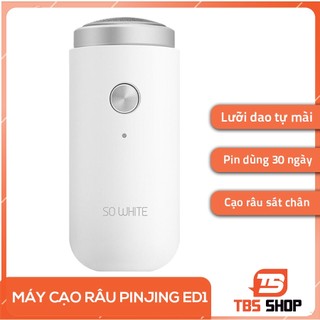 Máy cạo râu XIAOMI mini Pin jing SO WHITE thông minh - Bảo hành 6 tháng