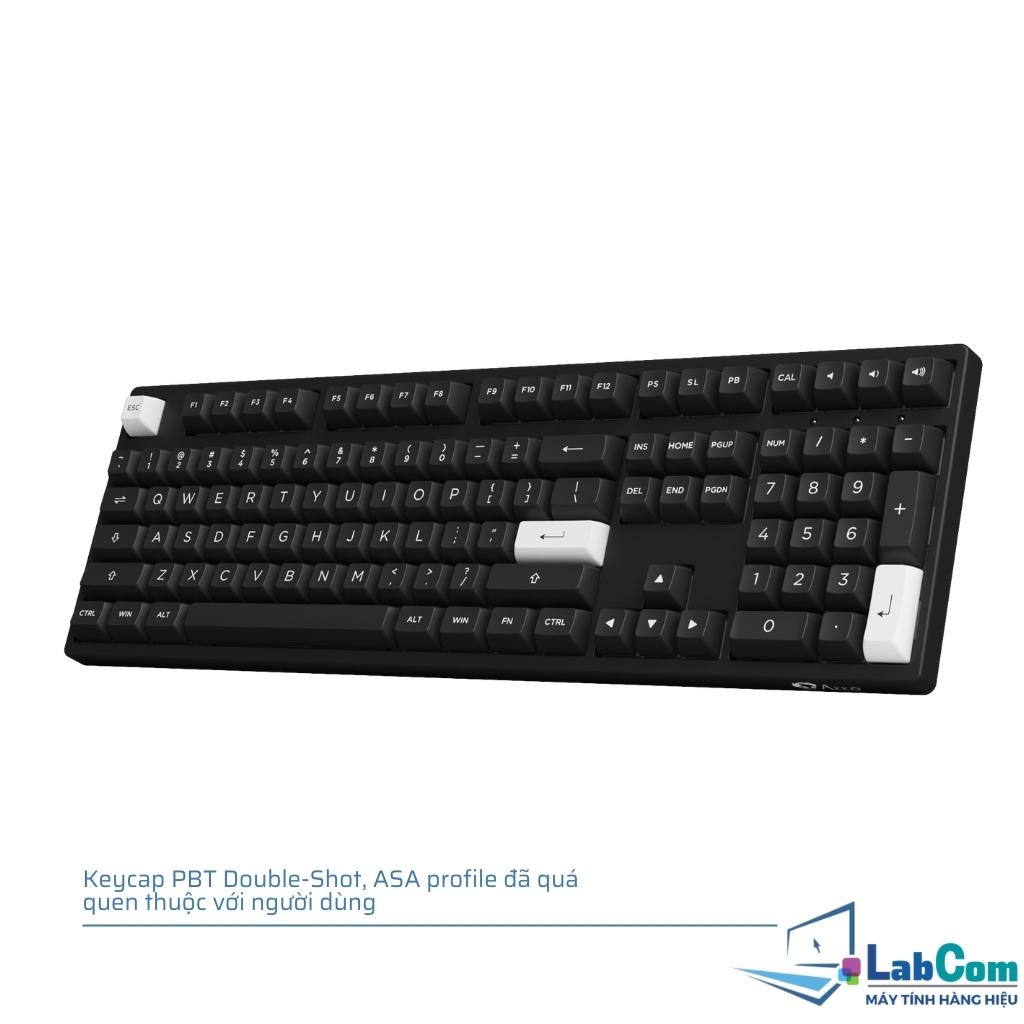 Bàn phím cơ không dây AKKO 3108/3087 RF - Kết nối wireless 2.4 và type C-USB | Keycap PBT Double-Shot, ASA profile