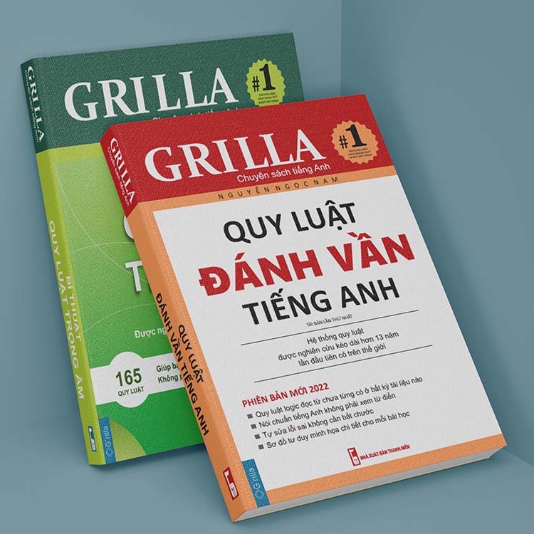 Sách - Combo quy luật đánh vần tiếng Anh và bí thuật của quy luật trọng âm - Tặng app sử dụng trọn đời