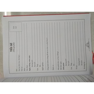 Sách Gia Phả Dòng Tộc - Bìa Cứng