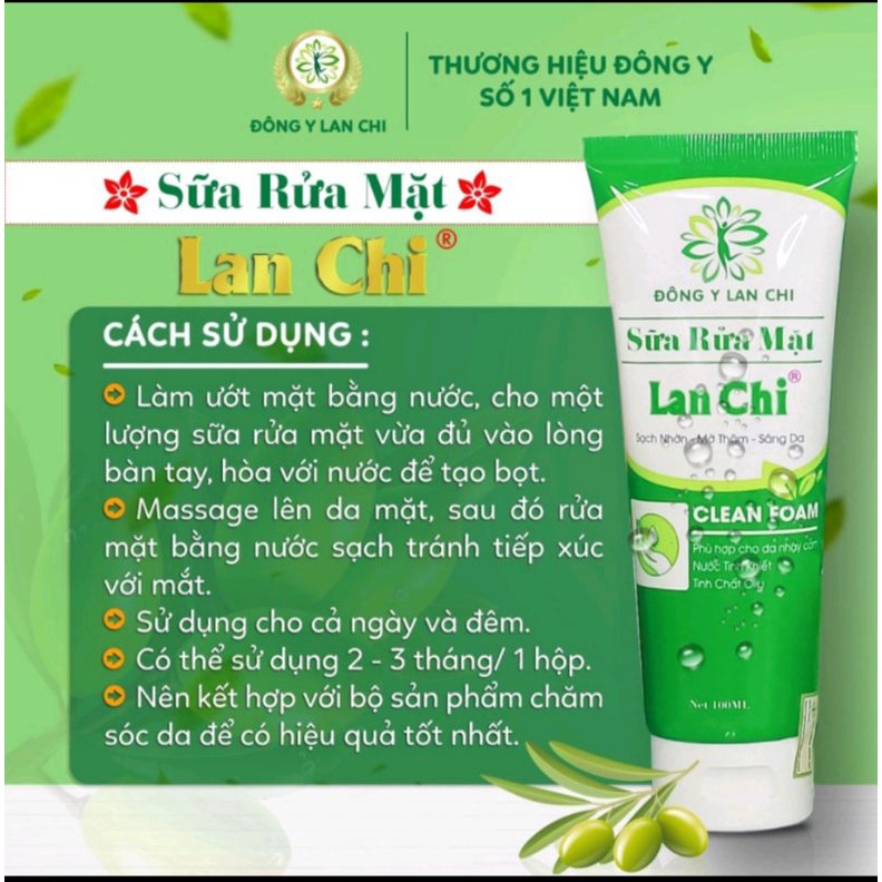 Sữa Rửa Mặt Thảo Dược Đông Y  Lan Chi