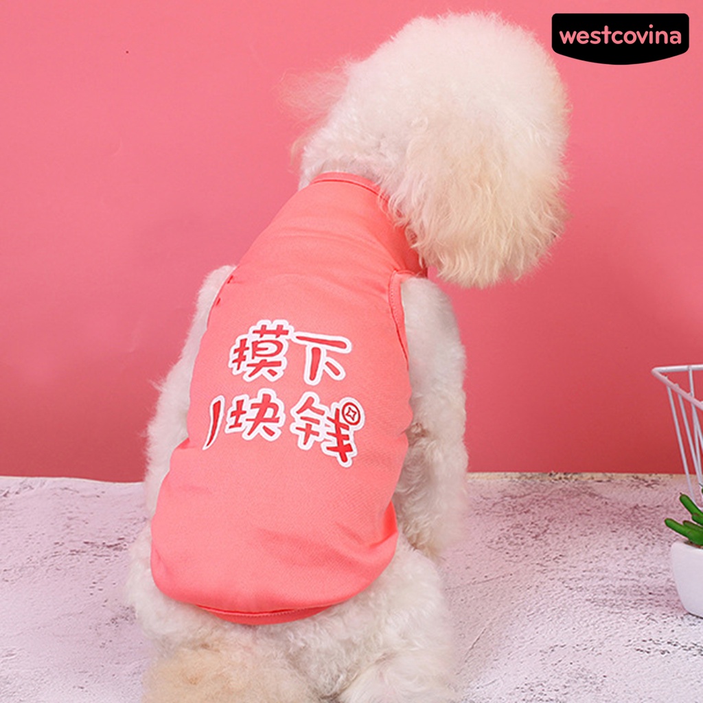[COD]♘Áo Thun MùA Hè Cho Thú Cưng