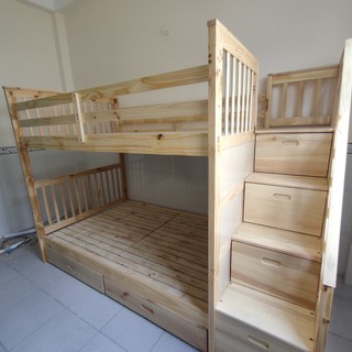 Giường tầng trên,dưới 1m2x2m Freeship