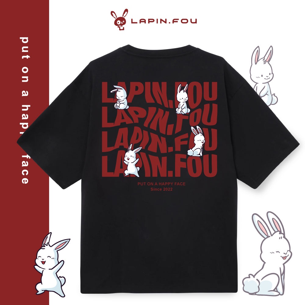 Áo Thun Unisex Nam Nữ Local Brand - Lapin.Fou izzy