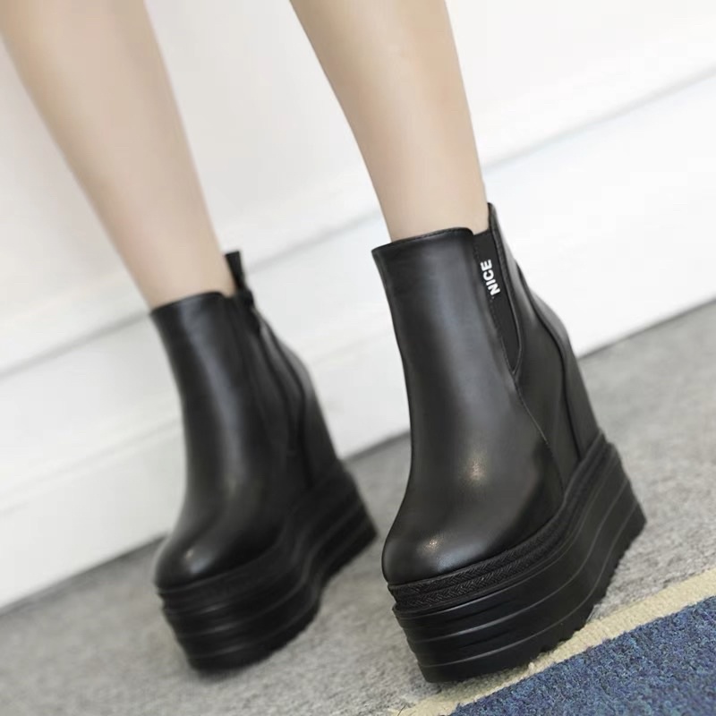 Boot nữ đế độn 12cm quảng châu
