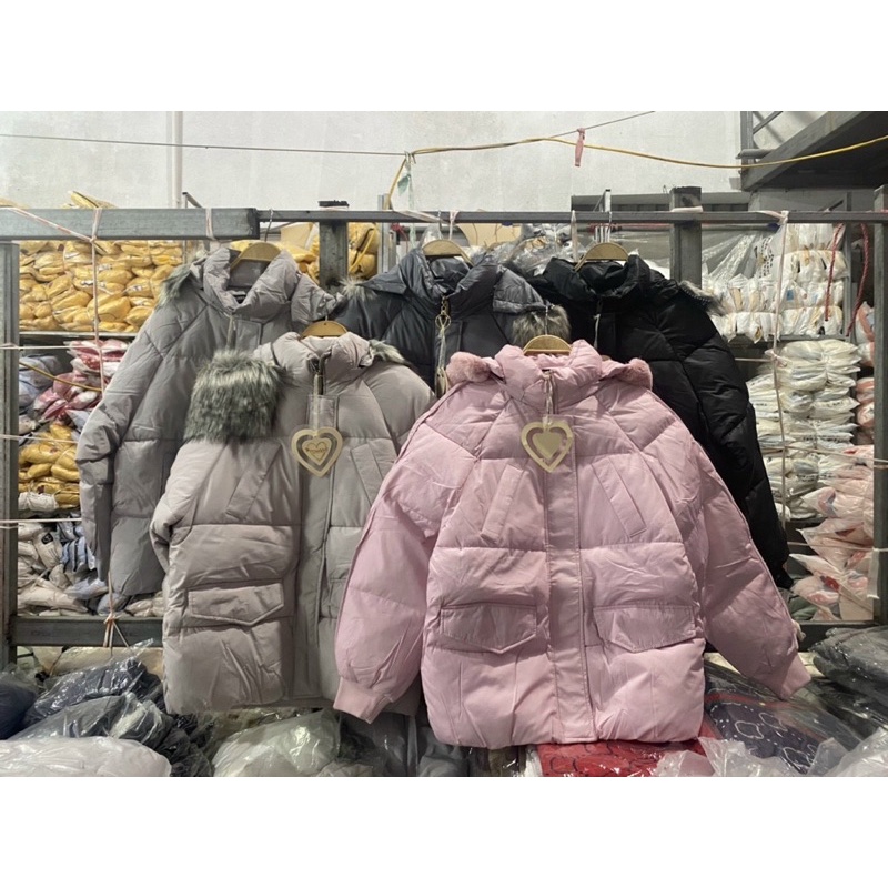 Áo Phao Béo 2 Nắp Túi B150