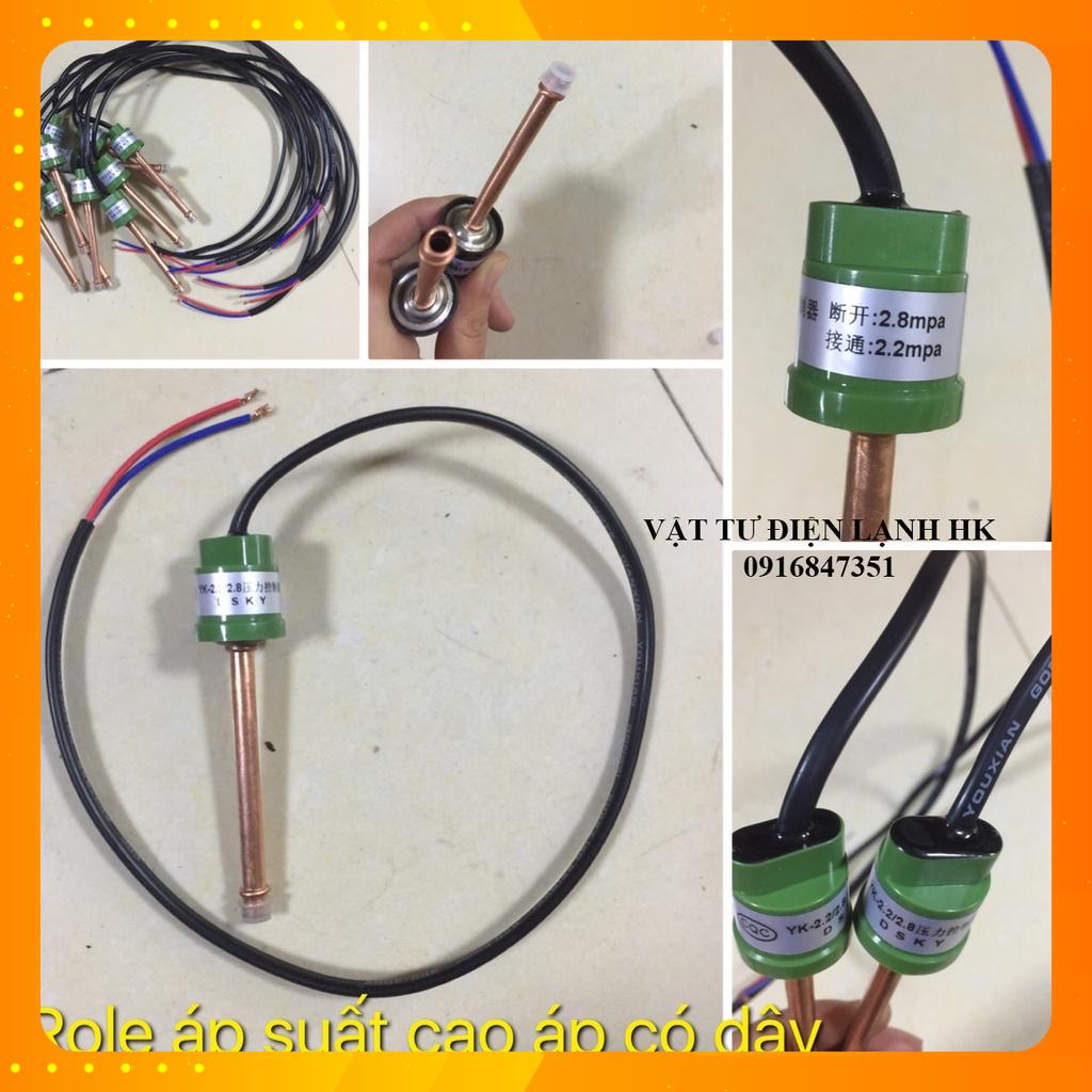 Rơ le áp suất khí nén Hạ áp - Cao áp YK-0.15/0.05 YK-2.2/2.8 Mpa Role DSKY air pressure relay