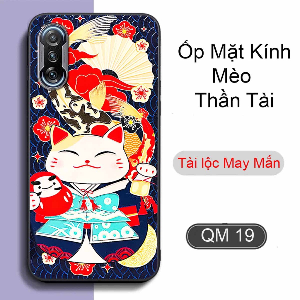 Ốp Xiaomi Redmi K40 / K40 Pro / Gaming  Mèo thần tài may mắn