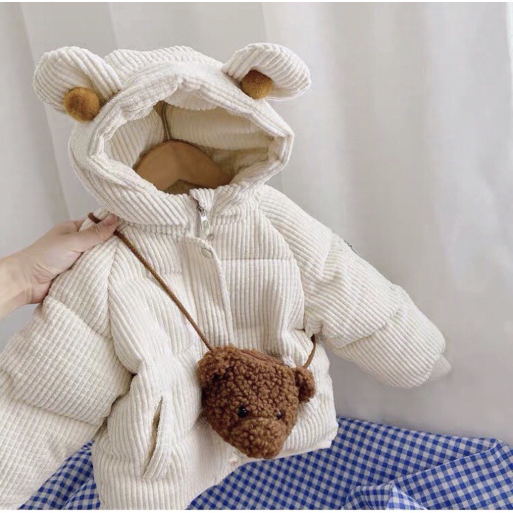 Áo Khoác Áo Nỉ Đông Chất Tăm Lót Lông 2 Lớp Cho Bé Yêu Từ 5Kg Đến 20Kg Thời Trang Trẻ Em MiuMiu Shop