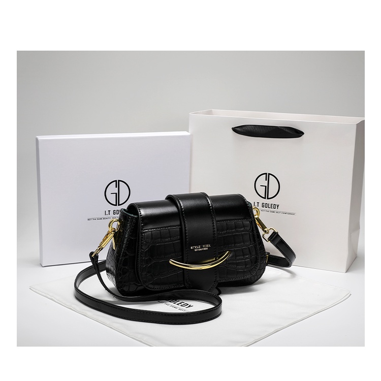 Túi Đeo Vai Vân Da Cá Sấu Cao Cấp Thời Trang Hong Kong ITGDLEDY Cho Nữ