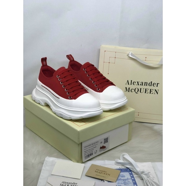 GIÀY SNK MC QUEEN TRẤN  THÀNH TRẮNG. ĐỎ CAO CẤP