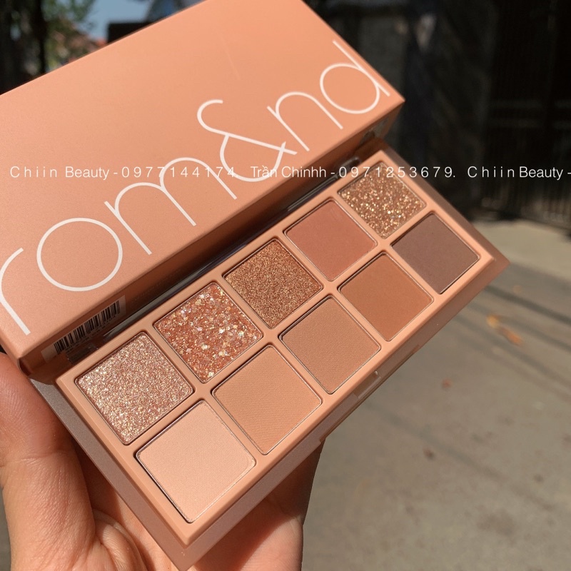 Có sẵn - Bảng phấn mắt ROMAND số 02 Mahogany Garden tone nâu ấm cho đôi mắt đẹp long lanh